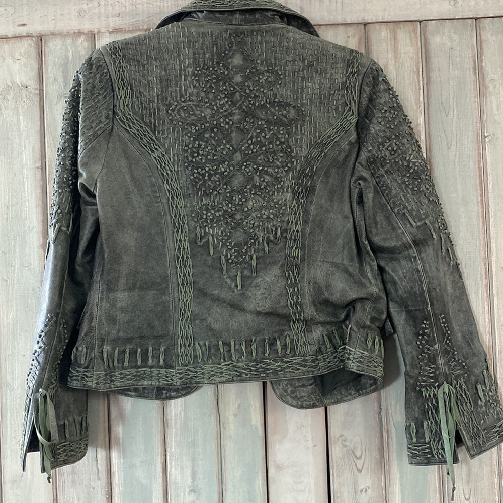 Beautiful Double D Ranch leather jacket - Picture 6 of 6